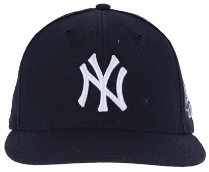 2003 Alfonso Soriano Game Used New York Yankees World Series Hat (Steiner)